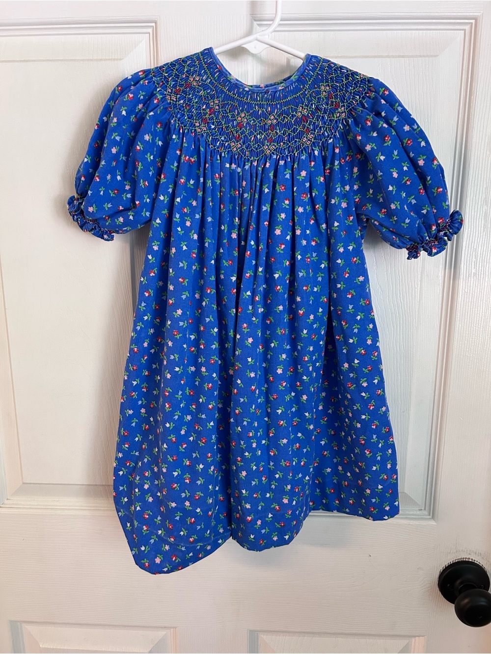 Vintage Smocked Bundle Toddler Girls Dresses 2T - Picture 5 of 16